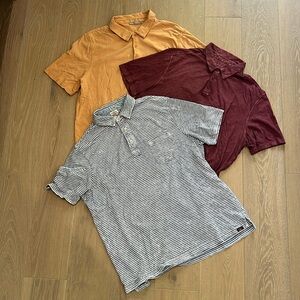 Summer Polo Bundle - Vince, John Varvatos, Faherty // Three (3) Large